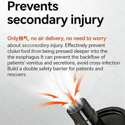 Anti Choking Device Automatic First Aid Kits Choking Rescue Device Emergency Suction Asphyxia Anti Asfixia CPR Rescue Device
