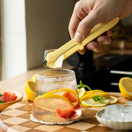 1Pc Creative Japanese Cat Paw Shape Silicone Mini Snack Food Tongs Non-slip Handles BBQ Bread Ice Cube Clip Kitchen Accessories