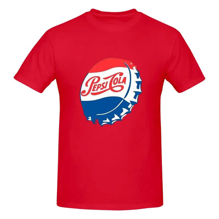 2026 Summer Men's P-Pepsi Luxury T-Shirt, Women's Fashion Summer Printed Shirt, High-Quality Cotton T-Shirt Clothing