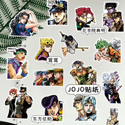 10/40/82PCS Hot Anime JoJo's Bizarre Adventure Cool Personality Creative Decorative Graffiti Stickers DIY Motorcycle Skateboard