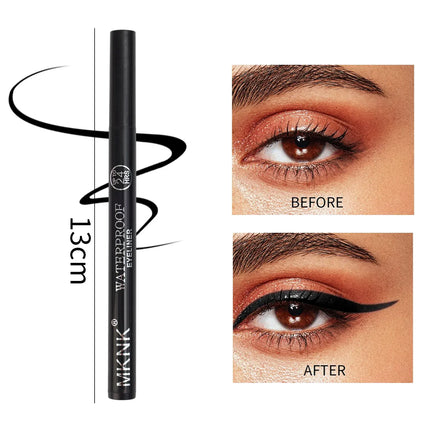 Quick-drying Ultra Thin Black Liquid Eyeliner Pen Waterproof Lasting No Fading Eye Liner Beginner Friendly Eyes Makeup Cosmetics