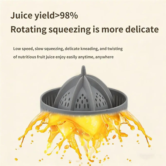 【PASSIONE 】USB Rechargeable 7.4V Portable Electric Juicer Household Juice Squeezer Fruit Blender Kitchen Tool