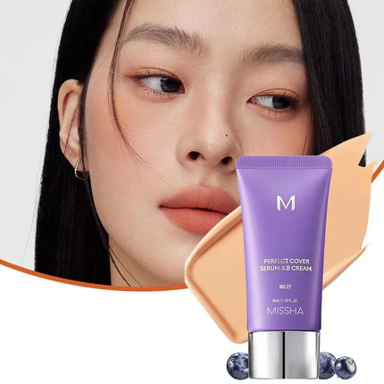 MISSHA Concealing BB Cream Provide Hydration Cover Dullness Fine Line Lightweight Breathable Create Natural Flawless Base Makeup