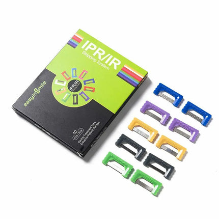 Easyinsmile IPR Orthodontics Stripping Dental Kit Interproximal Reduction Strips Polish Tooth Enamel Reduce Serrated Saw