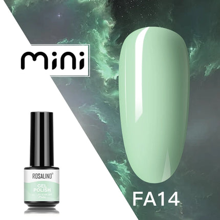 ROSALIND Shiny Gel Nail Polish Soak Off Gel Varnishes Nail Art Semi Permanent UV Glitter Nail Gel Polish Base Top Coat Enamel