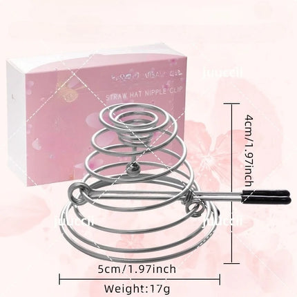 New Upgraded Adjustable Spring Nipple Clamps Nipple Stretching Tool Inversion Corrector Sensitivity Trainer Sextoy for Men Women
