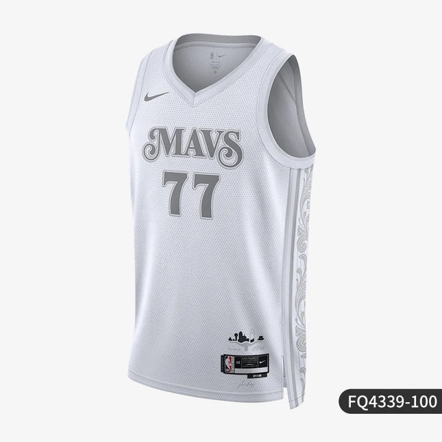 Nike Official Genuine Autumn New Men's Breathable Sport V-Neck Basketball Jersey FQ4339-100