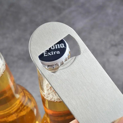 3 Size Durable Beer Bottle Opener Stainless Steel Flat Speed Bottle Cap Opener Remover Bar Blade Kitchen Tool Beer Party Supplie