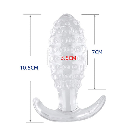 Soft Silicone Anal Toy Butt Plug Anal Plug Unisex Sex Stopper Adult Toys for Men/Women Anal Trainer for Couples Sex Products 18+