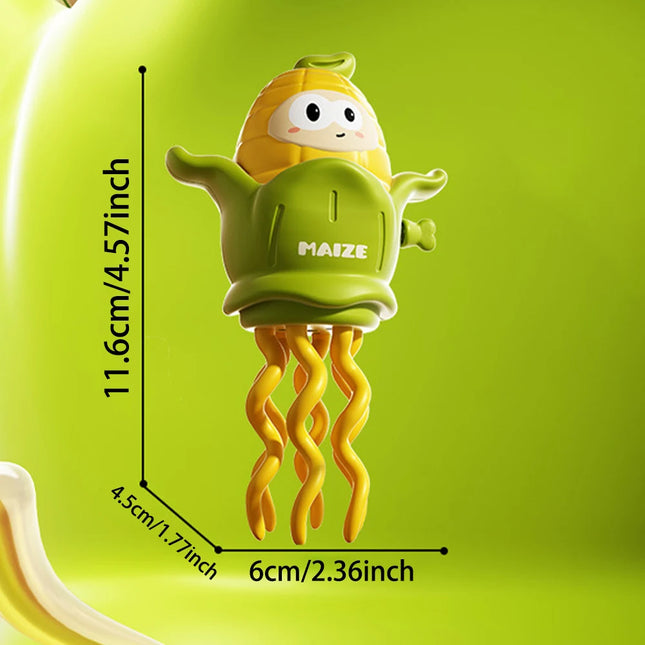 Twisting Corn - A catchy dancing toy, a funny wind-up corn toy, crawlable, and a fun office stress-relieving toy.