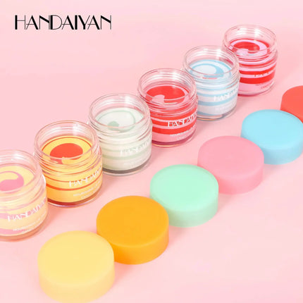 18g Strawberry Lip Balm Hydrating Lip Mask for Night Sleep Fades Lip Lines Plumps & Moisturizes Fruit-Infused Nude Lip Primer