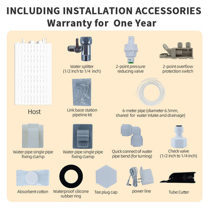 Ecovacs X11 X12 T90 X9 T50 X8 X1 Robot Vacuum Water Change Kit Auto Water Refill and Drain water hookup kit accessories Module