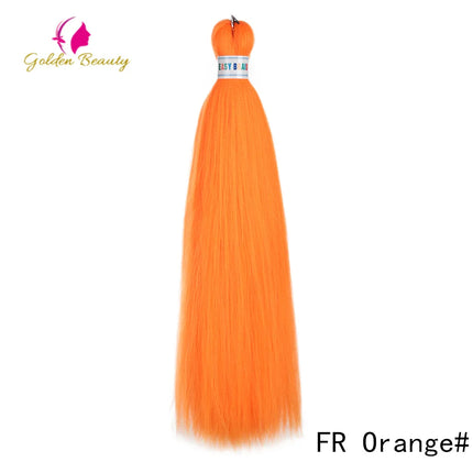 26"Corlorful Selling Jumbo Easy Braiding Hair Ombre Rainbow Braiding Cosplay Hair Synthetic Pre Stretched Hair Braids wigs