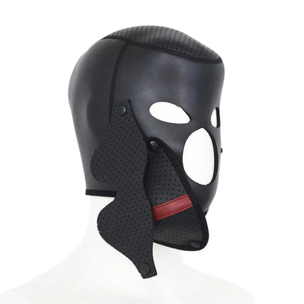 Adult Blindfold Sex Game Neoprene Hood with Eye Mask BDSM Bondage Restraint  Hood Sensory Deprivation Sex Toys for Men Gay