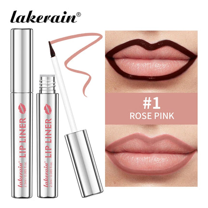 Transfer-proof Peel Off Lip Liner Waterproof Smudge-proof Long-Lasting Matte Velvet Lip Liner Ink Tattoo Makeup Lip Liners