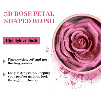 Single Color Matte Petal Blush Palette Highgloss Contouring Cream Contour Makeup Rouge for Women Beauty Cosmetics Makeup Palette