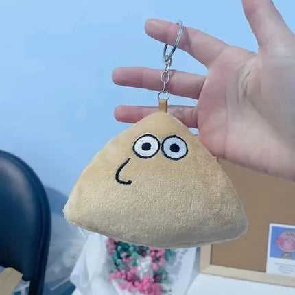 4 styles Hot Game My Pet Alien Pou Plush Toy Keychain Furdiburb Emotion Alien Plushie Stuffed Animal Pou Doll