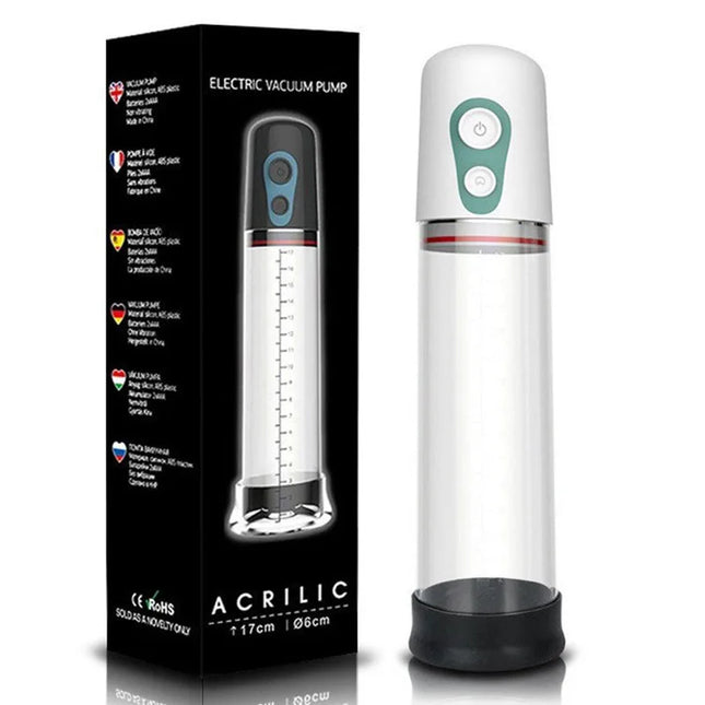 Automatic Electric Penis Pump Male Blowjob Sucking Trainer Enlargement Extender Lasting Vacuum Suction Machine Sex Toys for Men