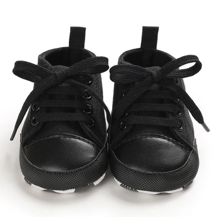 Baby Canvas Classic Sports Shoes Newborn Boys and Girls Printed Star First Walkers Shoes Infant Anti slip Baby Shoes