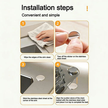 Separate Anti-leak Sink Drain Basket Filter Quickly Triangle Kitchen Sink Filter Strainer Magnetic Badge Holder