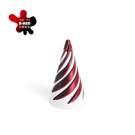 3D Printed Decoration Mini Vortex Printed Spiral Conae Fidget Toy Impossible Pyramid Passthrough Sculpture Thread Illusion Gift