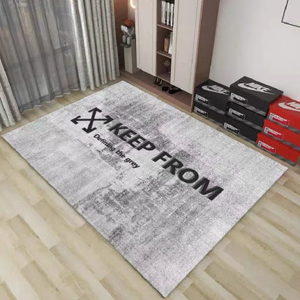 VIKAMA Fashion Carpet Bedroom Living Room Trend Personality Creative Boys Apartment Shoe Wall Bedside Dirt-Resistant Mat Home Decor