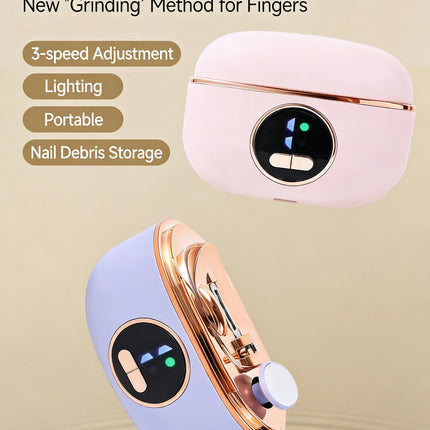Electric automatic nail clippers, manicure, polishing trimmers, suitable for children, adults and the elderly