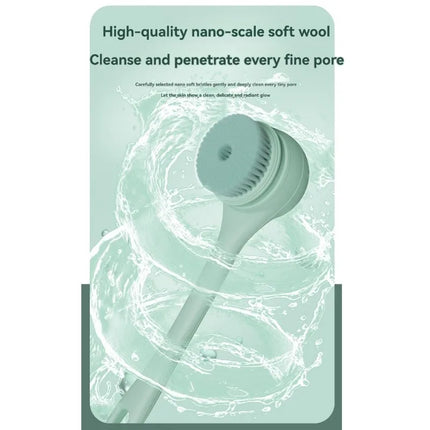 【ESSENTIALS 】Rechargeable Electric Body For Cleansing Brush Waterproof With 3 Brush Heads, For Skin For Cleansing And Massaging