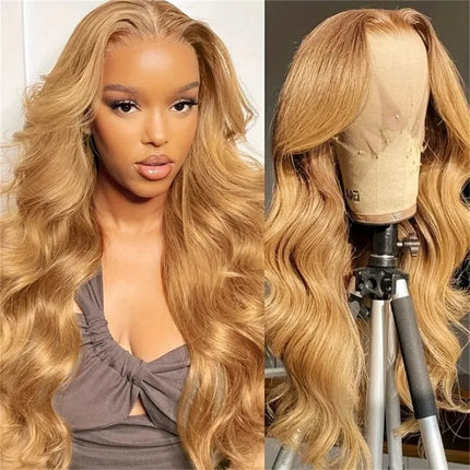 Lavender Purple Wig Long Body Wave  Lace Front Wigs Heat Resistant Light Pruple 13x4 Synthetic And Blend Lace Wigs Cosplay