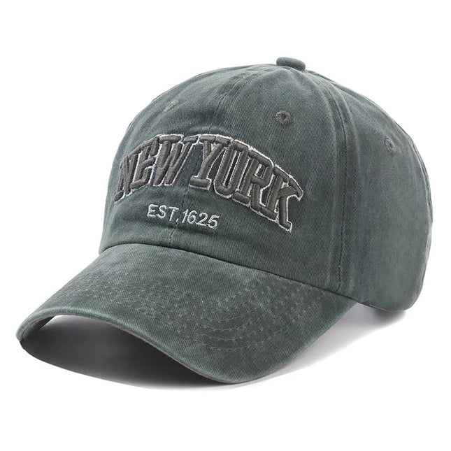 2026 New York Washed Cotton Cap For Men Women Gorras Snapback Caps Baseball Caps Sun protection Casquette Dad Hat Outdoors Cap