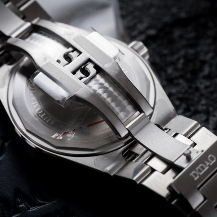 IXDAO Men's 316L Stainless Steel Automatic Mechanical Watch with Sapphire Crystal Luminous MIYOTA 9015 10ATM Waterproof BGW9