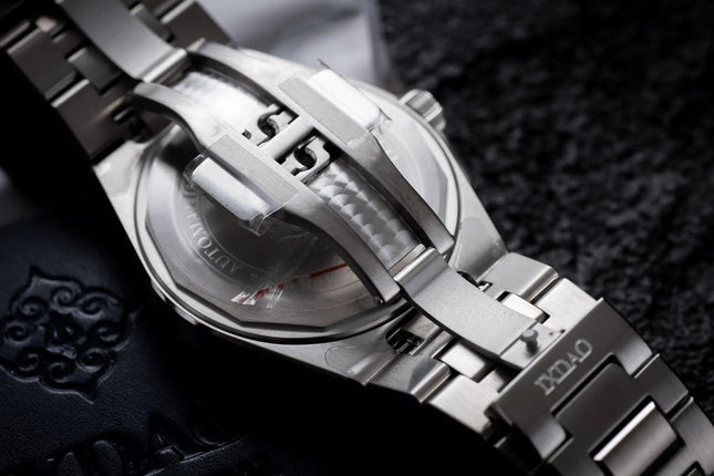 IXDAO Men's 316L Stainless Steel Automatic Mechanical Watch with Sapphire Crystal Luminous MIYOTA 9015 10ATM Waterproof BGW9