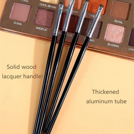 Small Angle Precise Detail Eyeshadow Brush Soft Horse Hair Eyelid Highlighter Lying Silkworm Makeup Brushes Eyes Make Up Tools