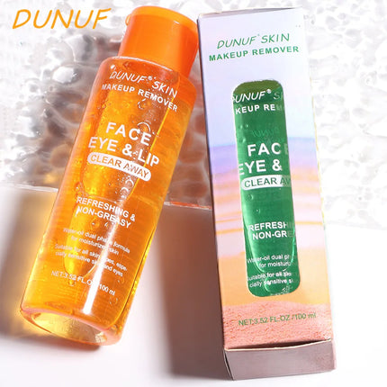 Gentle 3 in 1 Cleansing Oil Makeup Remover For Sensitive Skin Refreshing Moisturize Oil Control Non Irritating Face Lip Eye