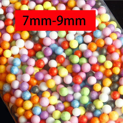 1pack Polystyrene Styrofoam Balls Bottle DIY Snow Mud Particles Accessories Slime Balls Small Tiny Foam Beads For Foam Filler