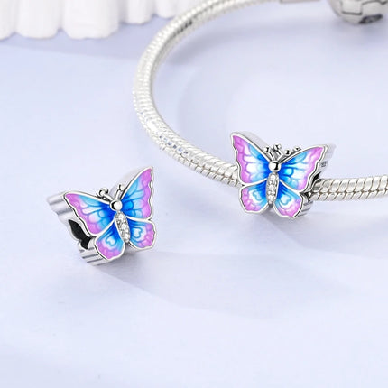 Charm Hot Sales 925 Sterling Silver Charms Beads CZ pave Round Charms Fit Original Bracelet Necklace Charms Jewelry Gift DIY