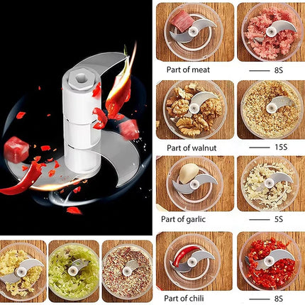 Electric Garlic Masher Garlic Masher Meat Grinder 250ML Rechargeable Onion Vegetable Chili Grinder Kitchen Blender