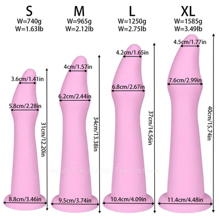Pink Huge Fist Soft Anal Plug Large Butt Plug Arm Dildos Anal vagina Dilator Masturbator Sex toys For Couples Prostate Massagers