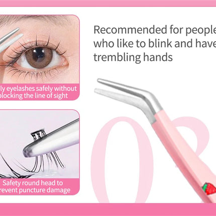 Eyelashes Tweezers Stainless Steel For Lashes Extension Supplies Makeup Tools Nail Art Accessories Rhinestone Picker Tools