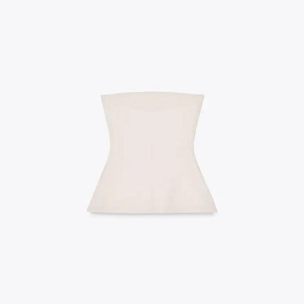 Spring New Women's Design Slim Fit Double Cloth Wrap Chest Sleeveless Top Simple Sleeveless Commute Regular Length Pure Color