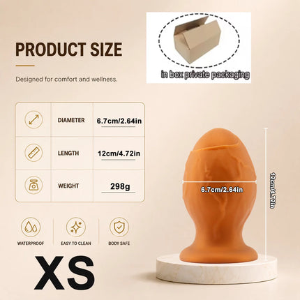 18+ Buttplug Silicone Super Big Anal Dildo Balls Fisting Huge Butt Plug Anal Dilator Training Masturbation Sex Toy Men Women성인용품
