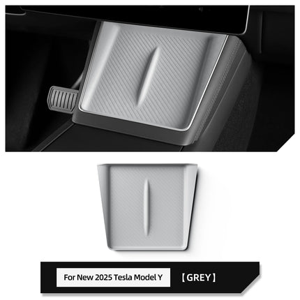 LUCKEASY for Tesla Model Y Juniper/Launch 2025 2026 Anti-skid Pad Wireless Charging Pad Car Phone Non-slip Mat Protective Pad