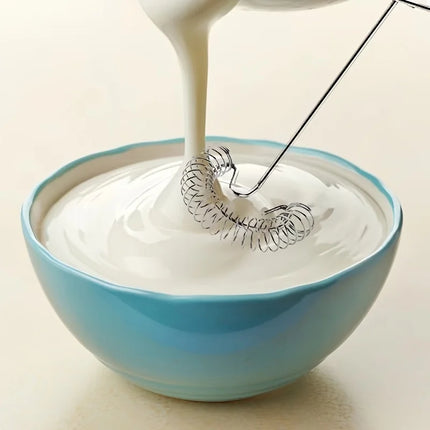 Stainless Steel Spring Egg Beater Sauce Blender Mini Whisk Milk Frother Foamer Creative Cooking Tools Cooking Accessories