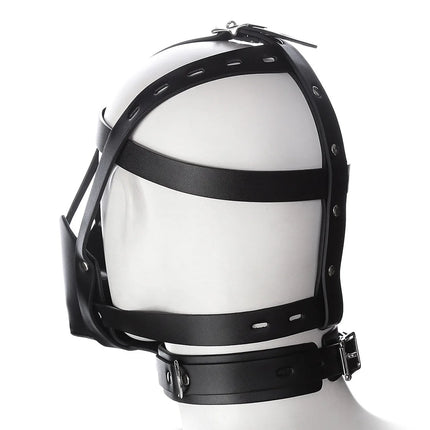 BDSM Harness Facial Mask Sex Toy Couple Adult SM Slave Erotic Games Fetish Toy SM Mouth Gag Restraint Bondage 18+ Sex Products