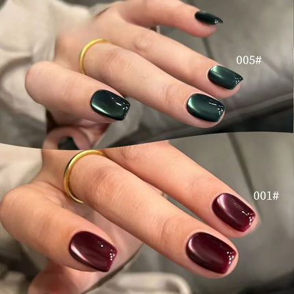XEIJAYI 10ML Black Brown Cat Eye Gel Nail Polish UV Permanent Seedling Varnish Manicure Decor 2025 New Style