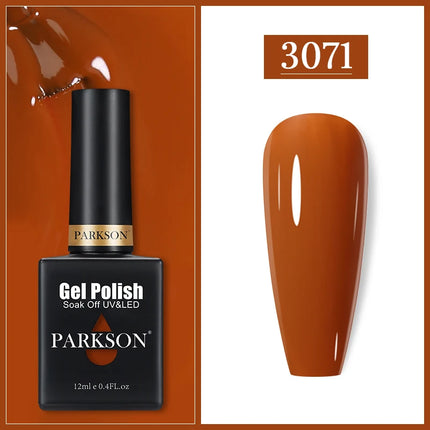 Parkson 12ML Nail Gel Polish HEMA TPO FREE Full Coverage 279 Color Gel Pigment Professional Nail Art Long Lasting Gel Varnish