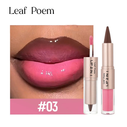 Tapered Lip Liner Lipstick Pen Matte Black Brown Velvet Lipstick Outline Contour Lipliner Water Mirror Moisturizing Lip Gloss