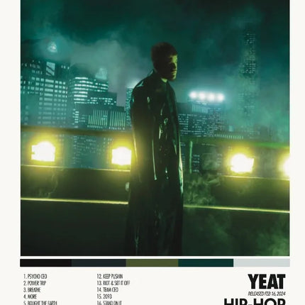 Popular Hip Hop Singer Album Covers Posters and Prints Canvas Printing Modern Wall Art Picture for Bedroom Home Decor Fans Gifts