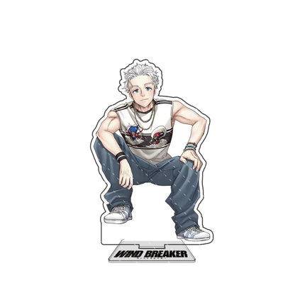 Anime WIND BREAKER Figures Sakura Haruka Suo Hayato 15cm Acrylic Stands Tomiyama Choji Character Model Fashion Decor Gift