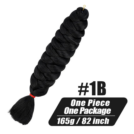 82 Inch XP Crochet Jumbo Braiding Hair Long Kanekalon Synthetic Braids Crochet Hair Extensions Pre Stretched  For Black Women